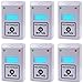 6PCS Pest Control, Latest Dual Wave Bands Koocat Ultrasonic Pest Repeller Repellent Repels Rodents, Rats, Mice, Squirrels, Insects, Bugs, Spiders, Cockroaches, Flies, Ants [Free Night Light]
