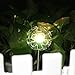 SAPPYWOON Outdoor Solar Flower Garden Lights- 3pcs LED Multi-Color Solar Garden Stake Lights for Garden, Patio, Backyard (Lily,Dandelion,Sunflower)