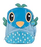 Little Kid Backpack | Toddler Lunch bag | Schoolbag for Boys and Girls | Premium Quality & Comfort | Adorable Bird Design | by Green Frog