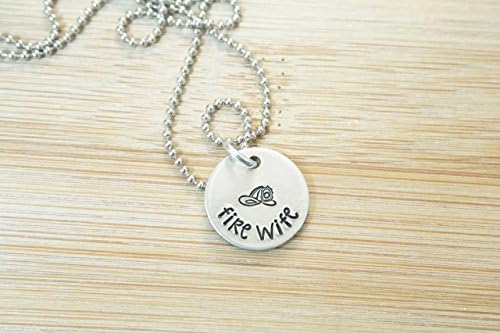 Fire Wife Necklace | Hand Stamped