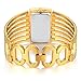 Women Luxury Gold Bangle Watch Fashion Stainless Automatic Watch Designer Cuff Bracelet Watches