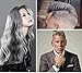 VOLLUCK Silver Grey Hair Wax Pomades 4.23 oz - Disposable Natural Hair Styling Clays Ash, Easy Cleansing Matte Hairstyle Coloring Material for Show, Party and Cosplay