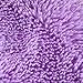 YJ.GWL Oval Fluffy Area Rugs for Bedroom and Living Room Shaggy Cute Plush Nursery Carpet for Kids Baby Girls Bedroom and Dorm Fuzzy Home Decor Carpet 2.6' X 5.3' Purple