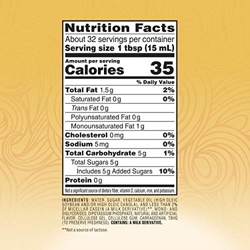 Coffee Mate Liquid Creamer, Hazelnut, 16 oz., 6 Count