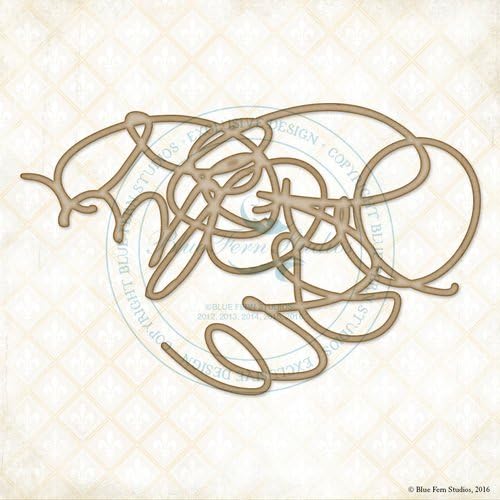 Blue Fern Studio Chipboard - Chesterville Doodle