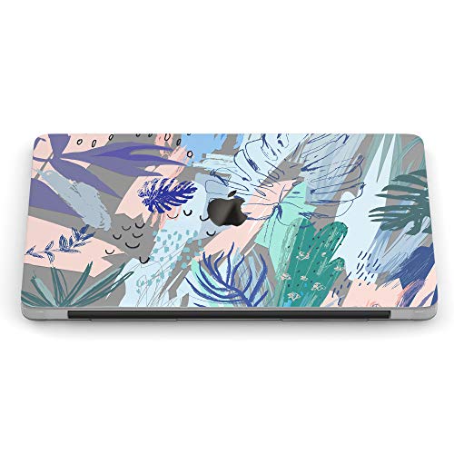Wonder Wild Mac Retina Cover Case For MacBook Pro 15 inch 12 11 Clear Hard Air 13 Apple 2019 Protective Laptop 2018 2017 2016 2015 Plastic Print Touch Bar Tropical Pattern Watercolor Art Cactus Leaves