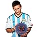 Leo Messi Soccer Ball | Take Your Skills to the Next Level | Solo Youth Soccer Football Kick Throw Trainer with Adjustable Control Cord | Perfect for Kids Soccer Practice & Drills, Size 2