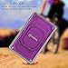 Fintie Shockproof Case for Amazon Fire HD 8 Tablets (7th and 8th Generation, 2017 and 2018 Releases) - [Tuatara Magic Ring] [360 Rotating] Multi-Functional Grip Stand Carry Cover, Purple