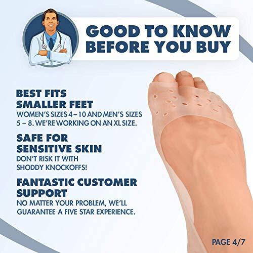 Dr. Frederick's Original Moisturizing Gel Socks 4 Pieces Prevents