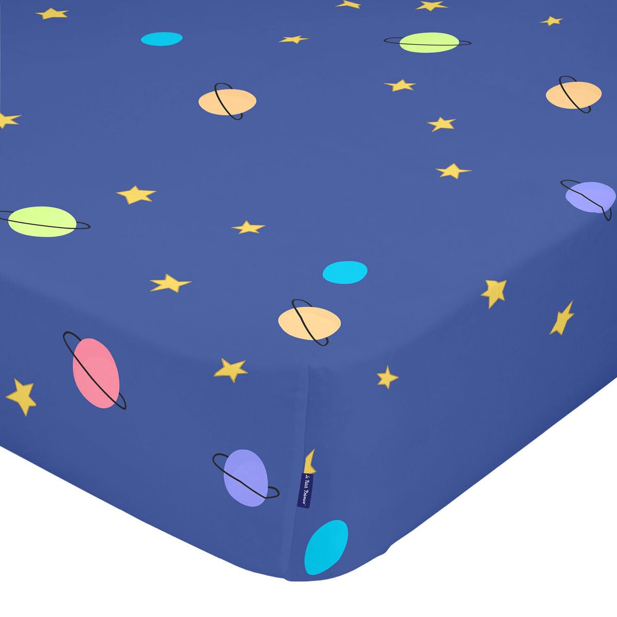 HappyFriday Petit Prince Fitted Sheet Multicoloured 105 x 200 x 32 cm