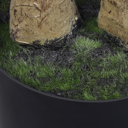 Alupssuc Olive Trees Artificial Indoor, 6FT Tall Faux Olive Tree, Artificial Plants with Natural Wood Trunk and Lifelike Fruits for Home Office Decor