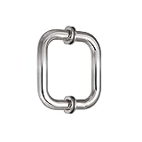 One Pair of Stainless Steel 304 Grade Tubular Round