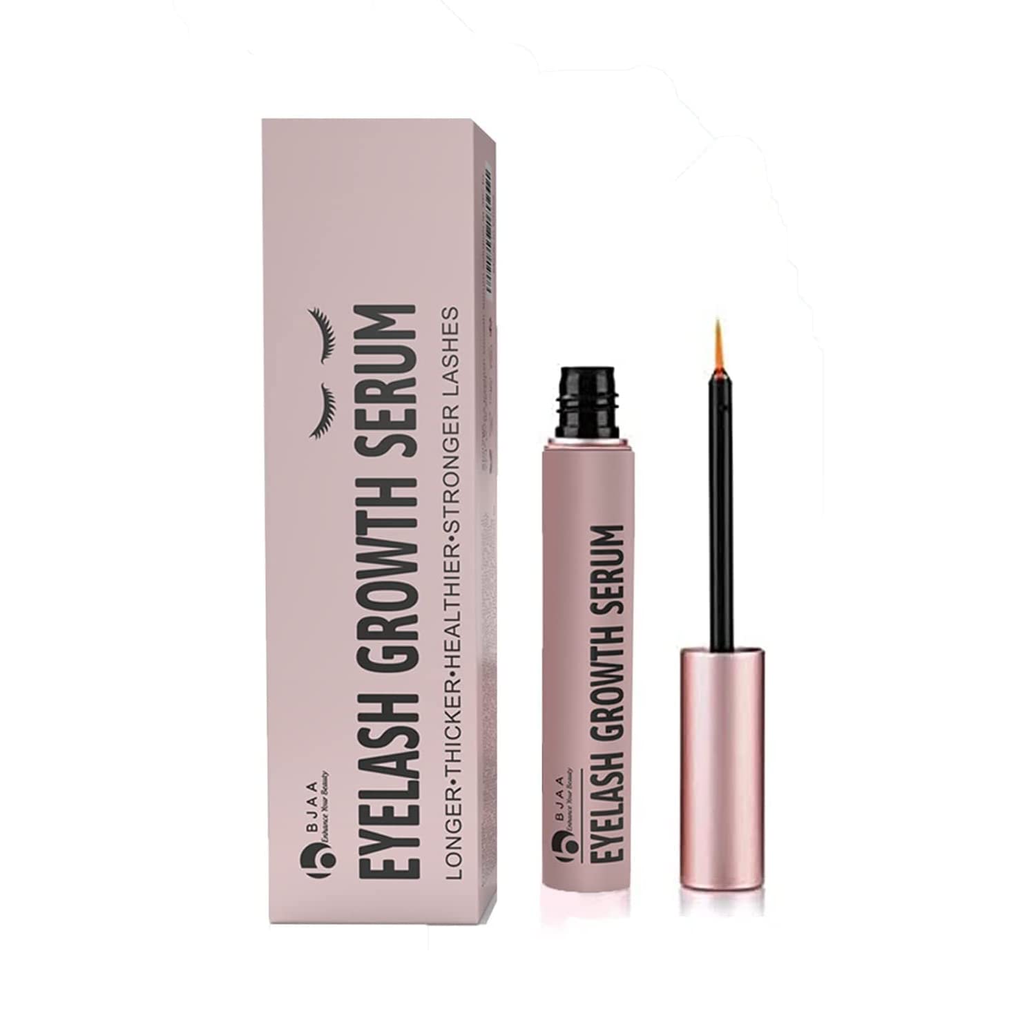 PREMIUM Eyelash Growth Serum for Rapid Eyelash Growth - Fuller, Longer, Thicker, Stronger, Healthier, Natural Eyelash Enhancing Boost Serum with Mascara Tube - Advanced Lash Enhancer and Primer (3ML)