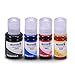 INKUTEN Set of 4 Refill Ecotank Ink Kit 140ml BLK 70ml CMY for T502 EcoTank ET-4760, ET-3760, ET-3710, ET-2760, ET-3700, ET-3750, ET-4750 Printers