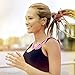 Bluetooth Headphones, Rymemo Wireless Sports Earphones w/Mic HD Stereo in Ear Earbuds for Gym Running Workout 8 Hour Battery Headsets Shine Like Diamond Surface, Pink