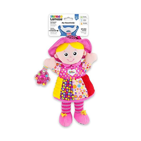 LAMAZE My Friend Emily, Clip on Pram and Pushchair Newborn Baby Toy, Sensory Toy for Babies Boys and Girls from 0 to 6…