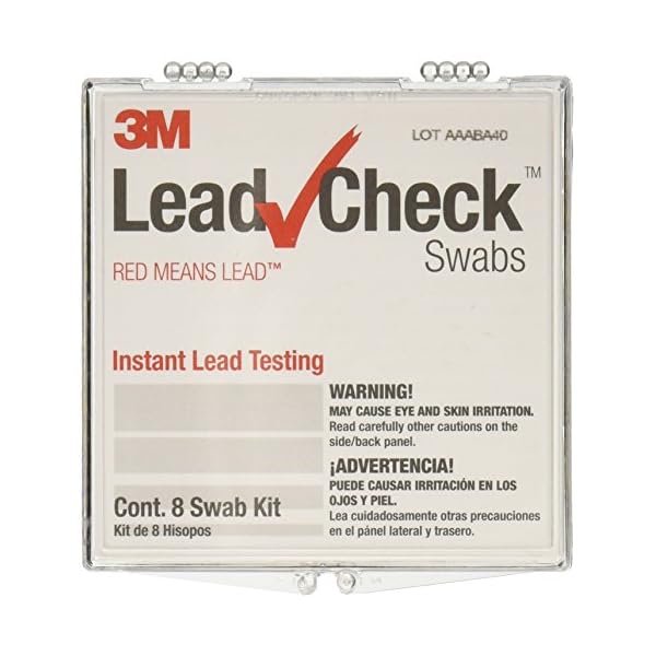 3M, 48 Swab 3M LEADCHECK Lead Tests with verification cards (6-8 packs) - Every swab is checked prior to being shipped for defects - 100% ready to use. LC-48S10C