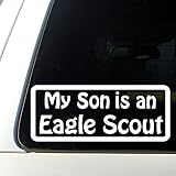 My son is an eagle scout decal sticker bumper car