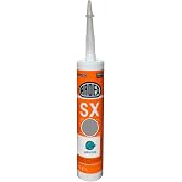Ardex SX Silicone Caulk Sealant for Tile &amp; Stone 10.1 oz Battleship 43 | High Bond Strength Adhesive