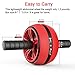 LAFENI Ab Roller, Home Abdominal Exercise Equipment Core Workout Machine Wider Ab Roller Wheel with Resistant Band