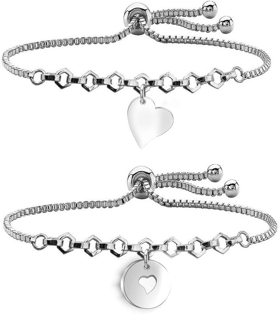 AKTAP Mother Daughter Bracelets Mom and Daughter Jewelry Birthday Gifts for Mom from Daughter