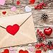 324 Pieces Foam Hearts 24 Pieces 6 Inches Valentines Large Craft Heart Decor, 300 Pieces Small Foam Hearts Self Adhesive Hearts Stickers for Valentine's Day Mother's Day DIY Crafts (Blank)