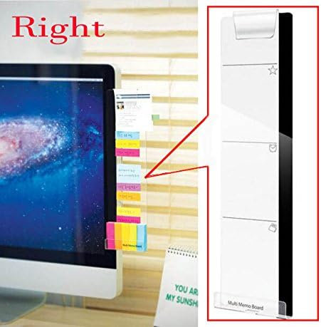 Computer PC Monitors Screen Acrylic Message Boards Affix Memo Right Side