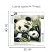 DIY 5D Diamond Painting Kit, Full Drill Animals Panda Rhinestone Painting Supplies for Home Wall Decor Painting Arts Craft (14