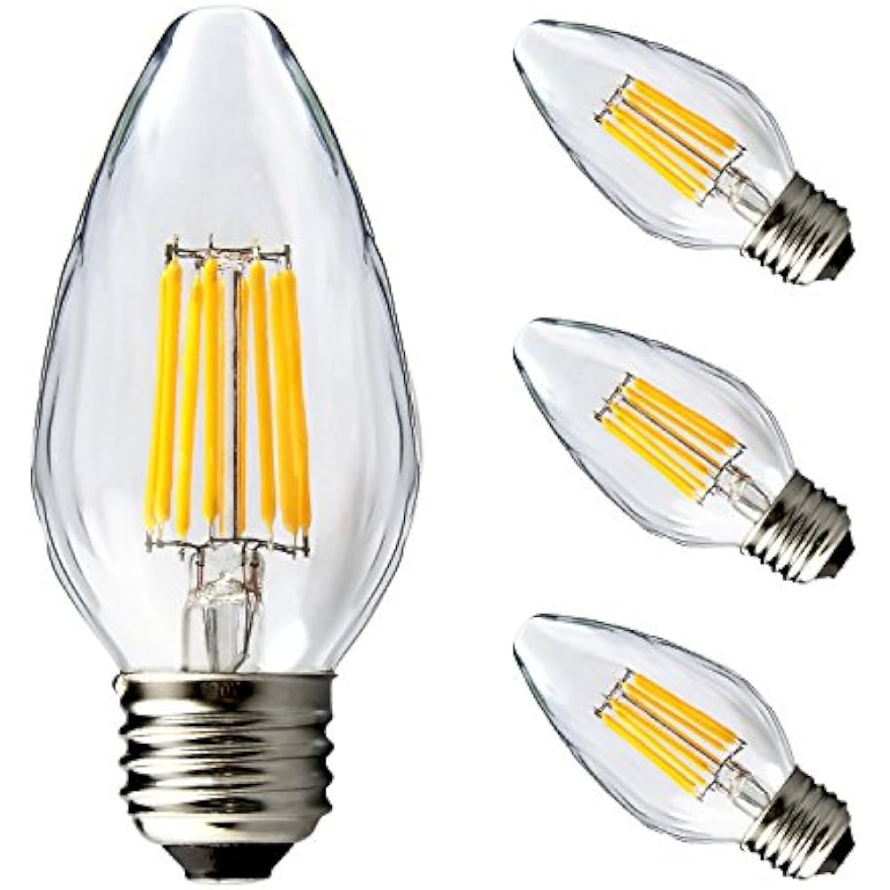 F15 8W Led Porch Light Bulb Outdoor, LED Post 75W 80W Incandescent