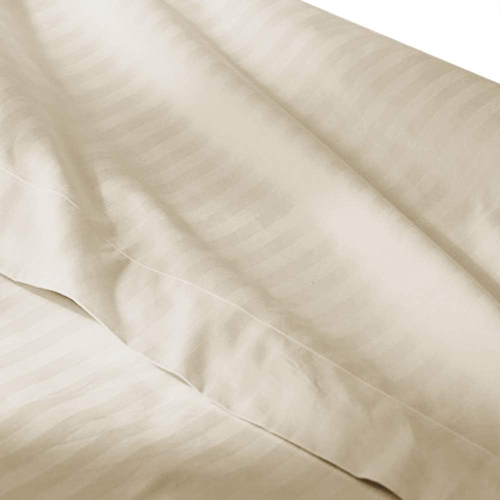 Beige King Size Flat Sheets (Top Sheet) Made from 100