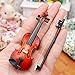 Odoria 1/12 Miniature Violin Dollhouse Musical Instruments Accessories