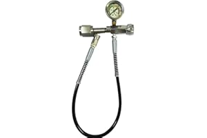 SHZICMY Fill Station Refill Charging Adapter 0-4500PSI Adapter Air Rifle Paintball PCP SCBA Fill Station Refill Charging Adapter with 60cm Microbore Hose (USA Stock)