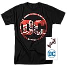 Popfunk Cyborg DC Comics Logo T Shirt & Exclusive Stickers (Large)