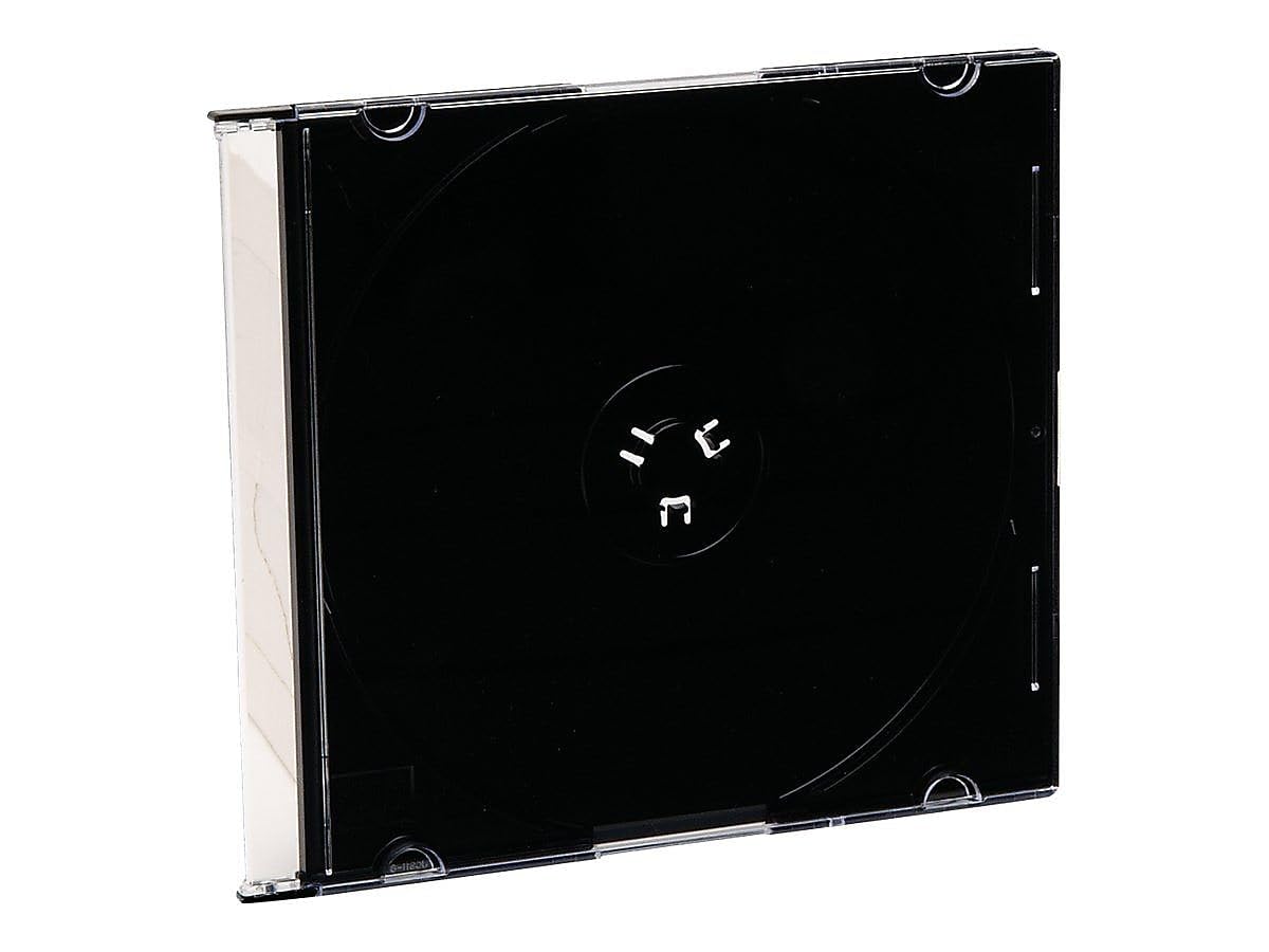 Estuches finos en color para CD/DVD Verbatim, surtidos, paquete de 50