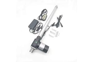 KUAYI 110V Stroke Lifter Electric Putter Rod 6000N/1320LBS Motor Linear Actuator 2~24",Linear Actuator Max Lift Stroke Electric Motor Stroke Heavy Duty Linear Actuator for Medical Auto Car (250mm(10inch))
