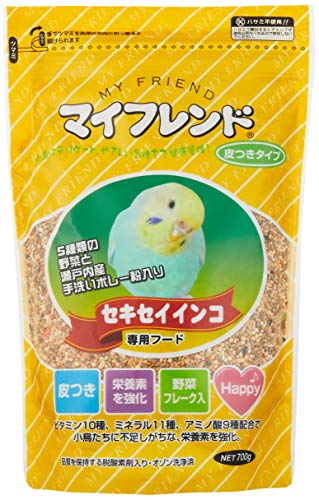 マイフレンド 皮つき セキセイインコ 700グラム (x 1)