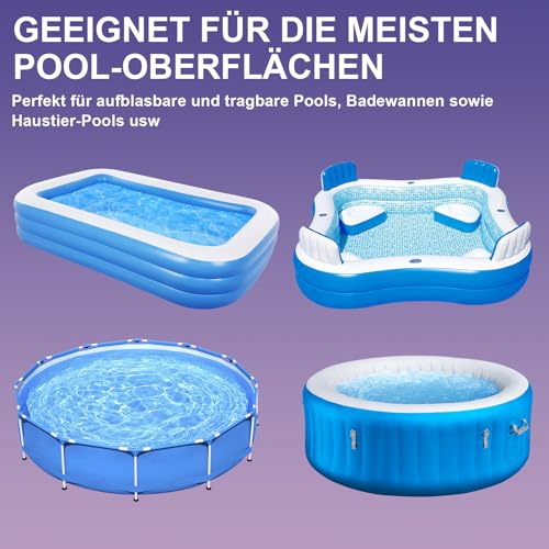 Swimming Pool Repair Kit, 10 cm x 300 cm Underwater Swimming Pool Patch, PVC Waterproof Pool Liner Repair Patch Self Adhesive Tubular Tape for Above Ground Swimming Pool Spa Inflatable Mattress and
