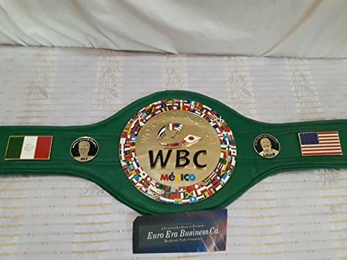 New Handmade (Replica) WBC Mexico World Boxing Championship Belt With Carrying Box
