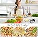 FCNEHLM Garlic Press Stainless Steel - Garlic Mincer Rocker with Peeler Set, Professional Grade Kitchen Gadgets, Dishwasher safe, Rustproof