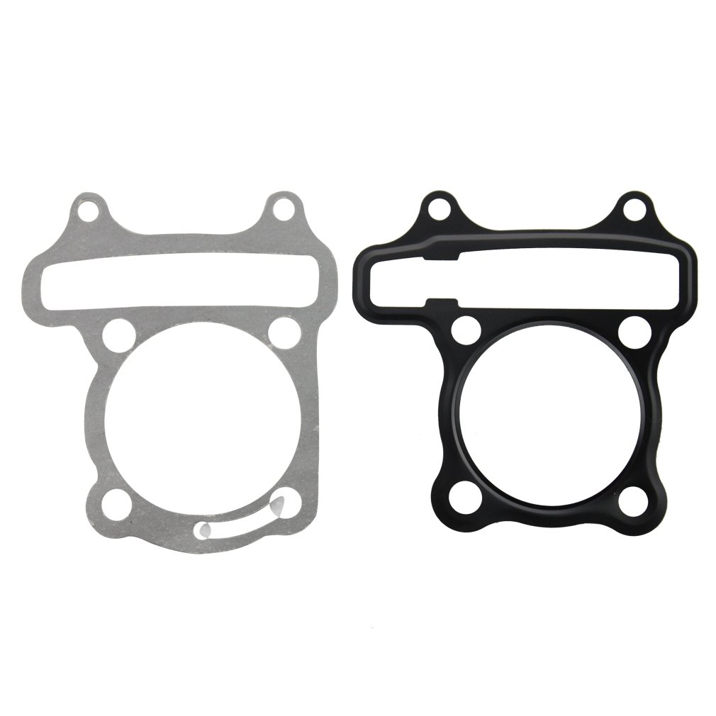 GOOFIT 57.4mm Cylinder Gasket Set Replacement For Chinese Scooter taotao quads 157QMJ 152QMI GY6 4 Stroke 125cc 150cc 150cc ATV Go Kart Moped