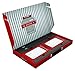 Luggage Tags Business Card Holder TUFFTAAG Travel ID Bag Tag in Gift Box Set (Red)