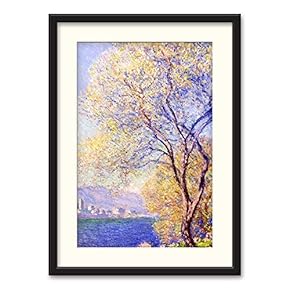 SIGNFORD Black Framed Canvas Wall Art Famous Painting...