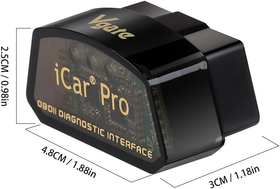 Vgate iCar Pro Bluetooth 4.0 OBDII scanner for Android & iOS Wireless Obd2 Car Diagnostic Code Reader - Image 3