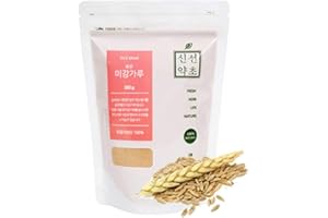 SINSUNHERB K-Herb Korean Roasted Rice Bran Powder 300g, Pure Powder, Soft Rich Flavors, 미강