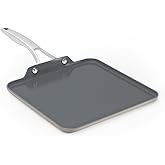 Calphalon® Premier Ceramic Nonstick 11" Square Griddle, Mushroom Grey