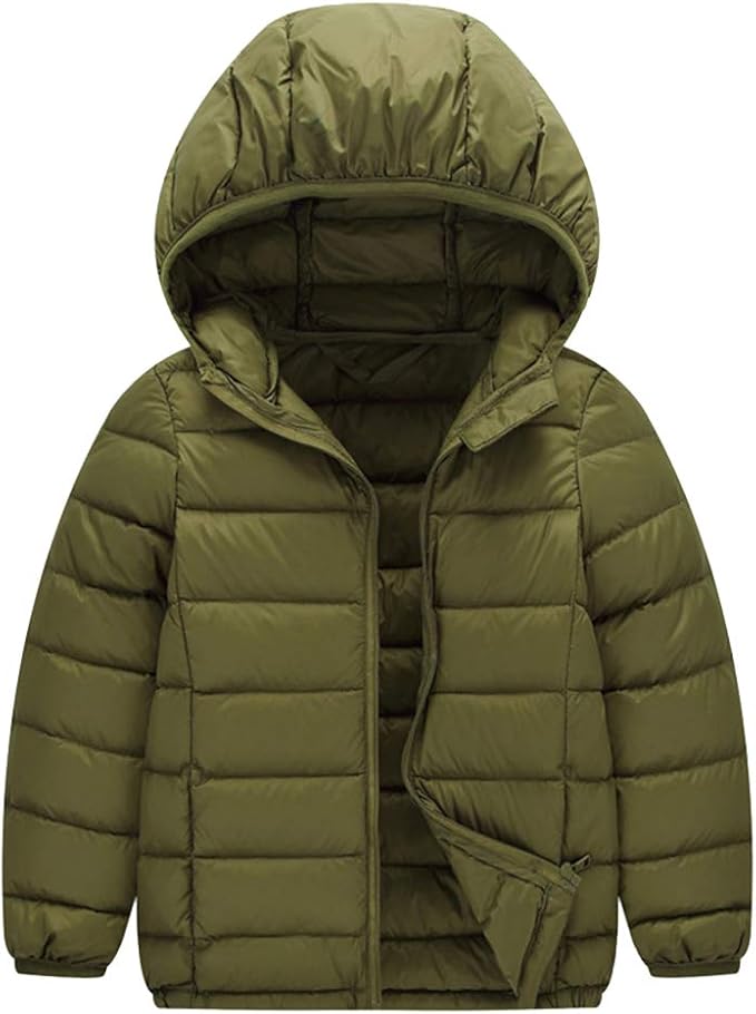 lightweight packable hooded long down jacket