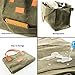 Sackliin Heavy Duty Waxed Canvas Log Carrier, Firewood Carrier Tote Bag, Wood Carrier for firewood, Close End - no Mess, Fireplace Wood Stove Accessories (Khaki)