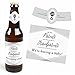 Parents to Grandparents - Pregnancy Announcement Decorations for Women and Men - 6 Beer Bottle Label Stickers and 1 Carrier
