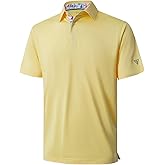 Mens Polo Shirts Short and Long Sleeve Casual Solid Stylish Dry Fit Performance Designed Collared Golf Polo Shirts for Men