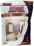 Kong Premium Treats Rawhide Double Chews, Medium, Bacon